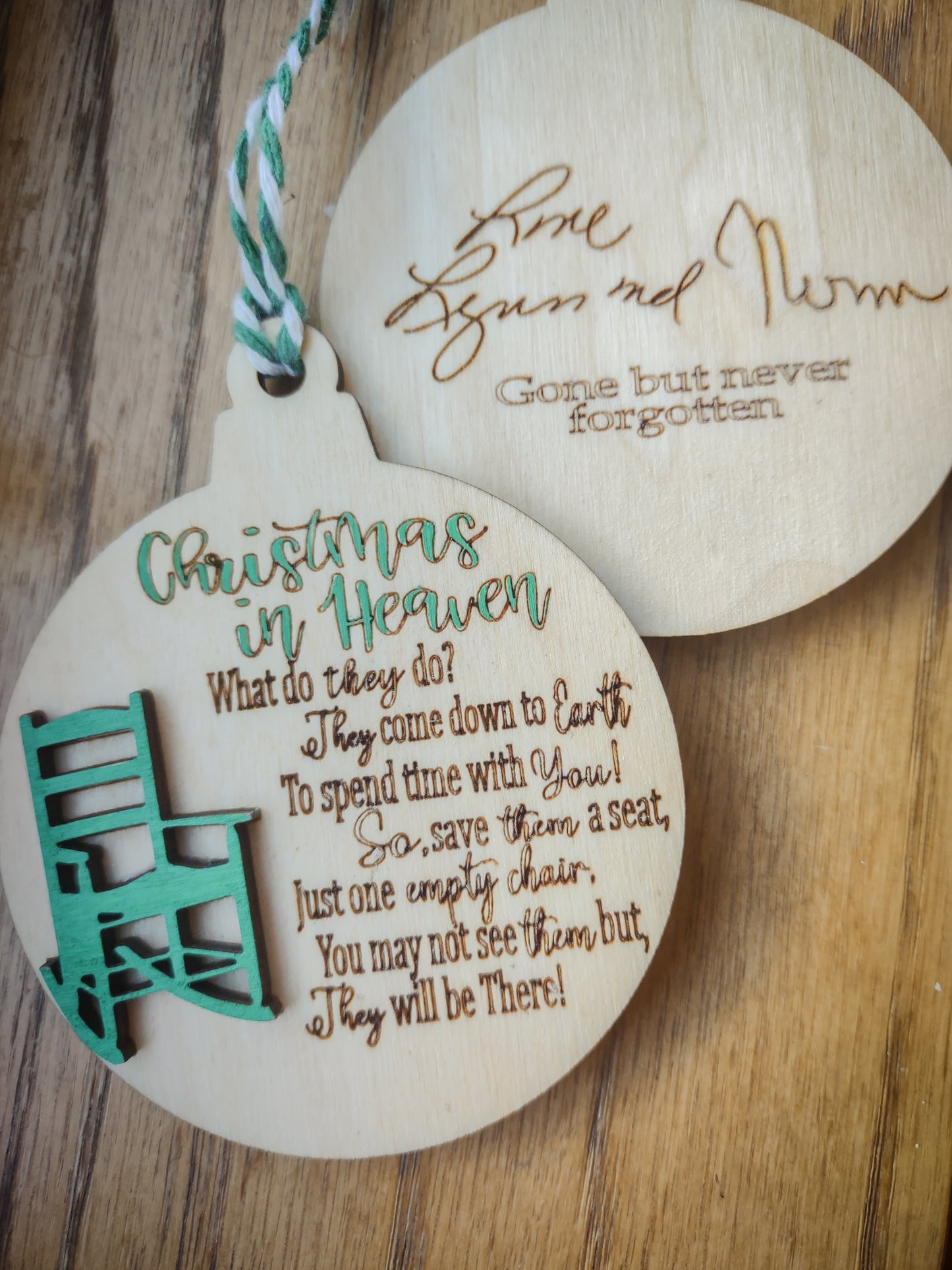 Christmas Memorial Ornament