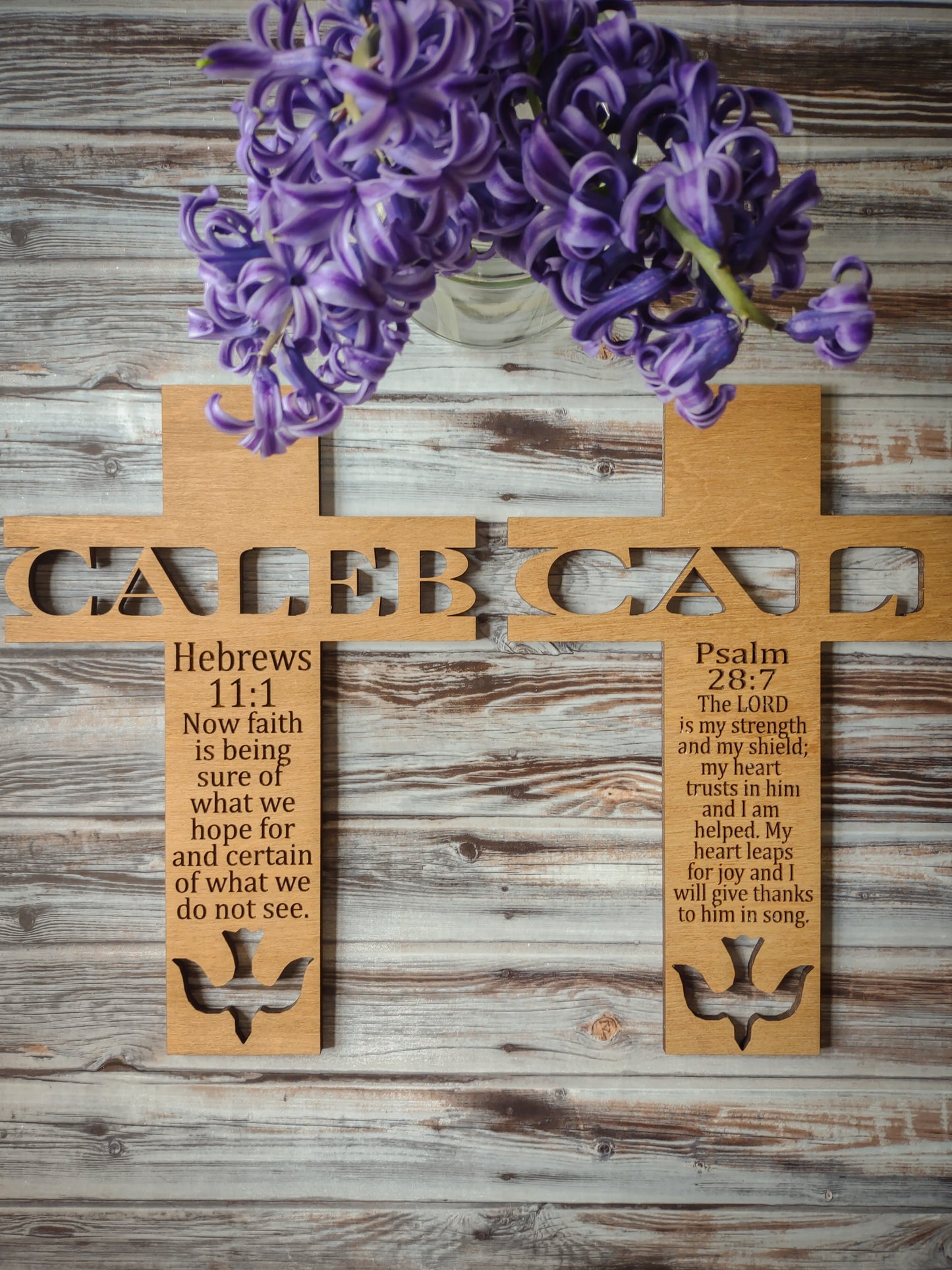 Personalized Cross- Baptism or Confirmation gift