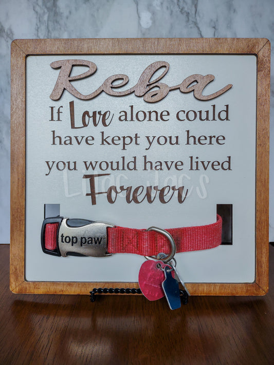 Personalized Pet Memorial Collar Keeper