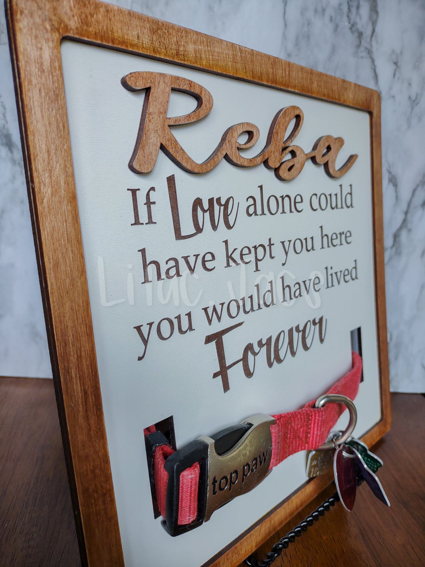 Personalized Pet Memorial Collar Keeper