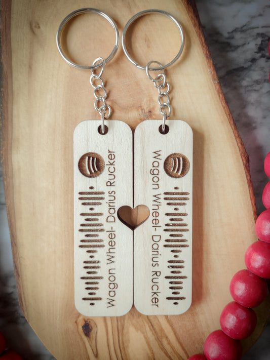 Spotify Code Keychains