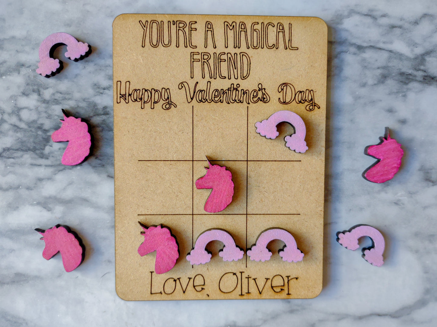 Tic Tac Toe Valentine's Day Cards