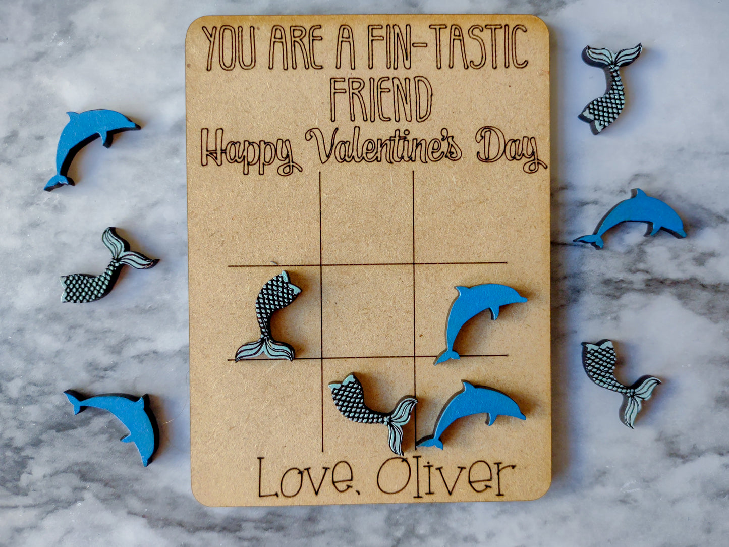 Tic Tac Toe Valentine's Day Cards