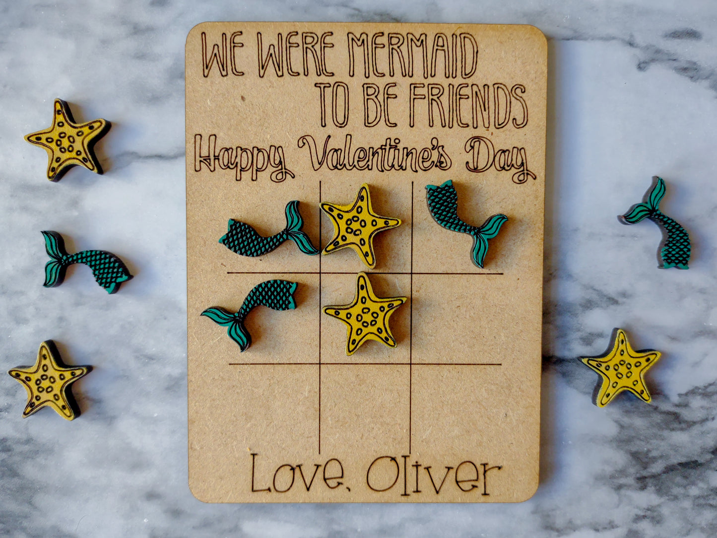 Tic Tac Toe Valentine's Day Cards