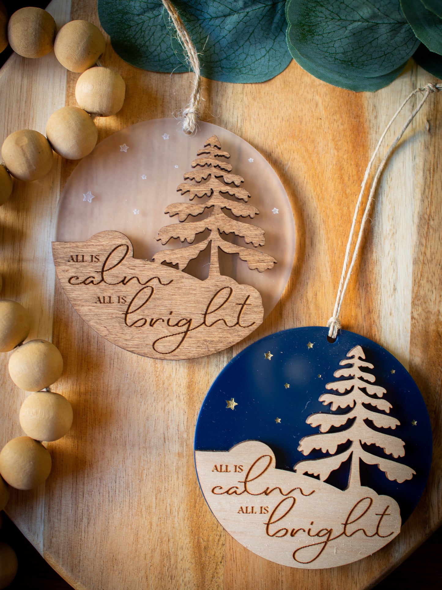 All is Calm Acrylic Ornament