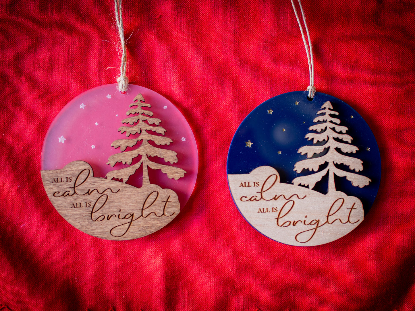 All is Calm Acrylic Ornament