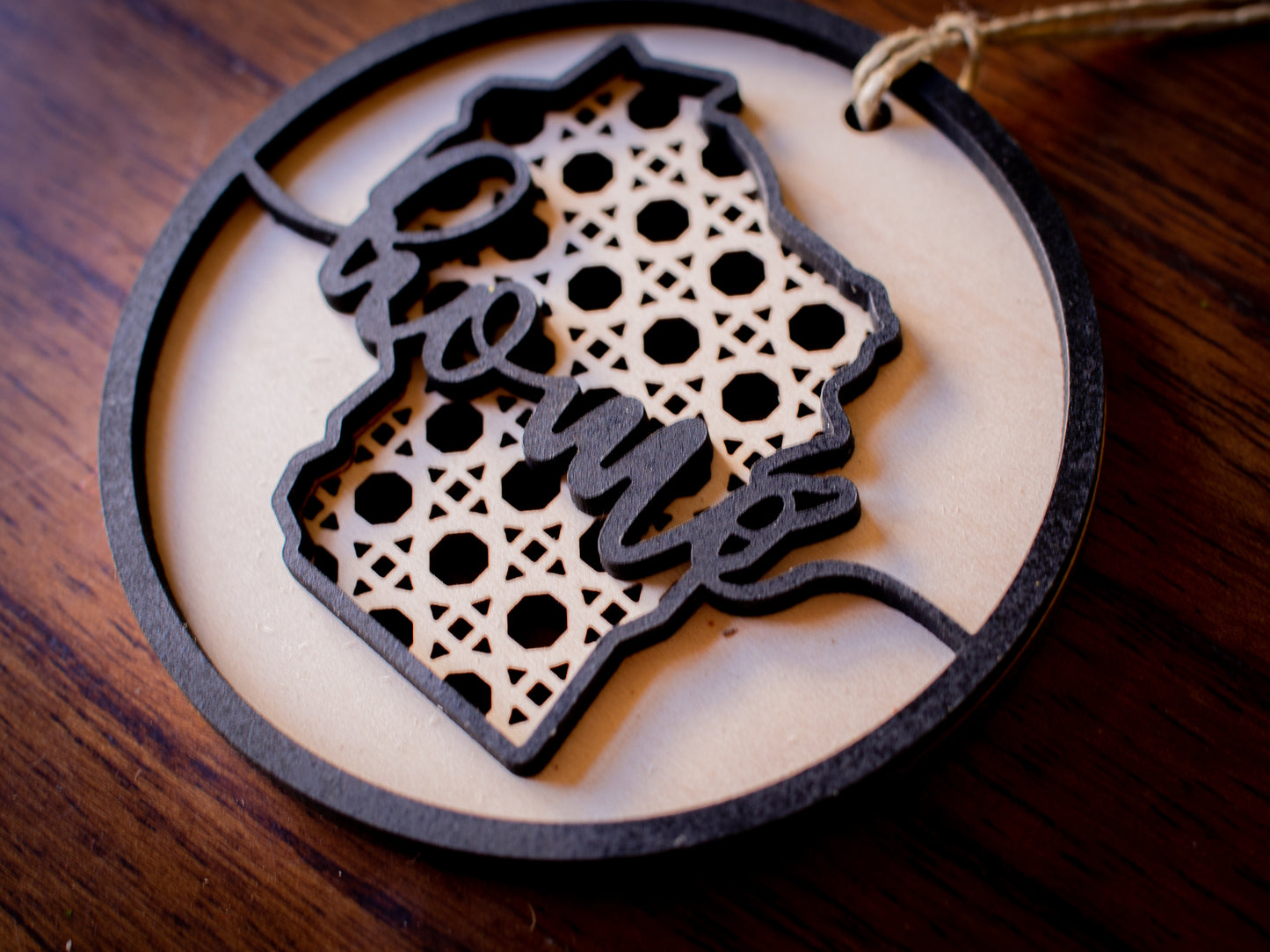 State Rattan Ornament