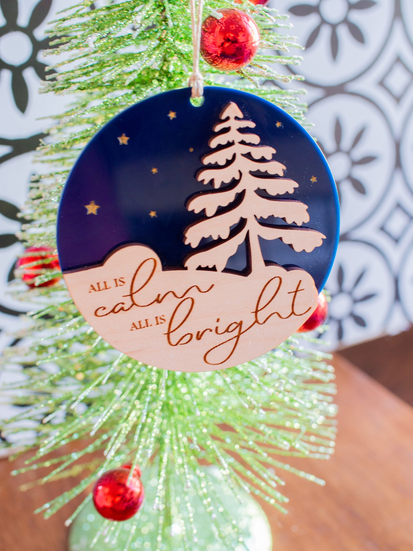 All is Calm Acrylic Ornament