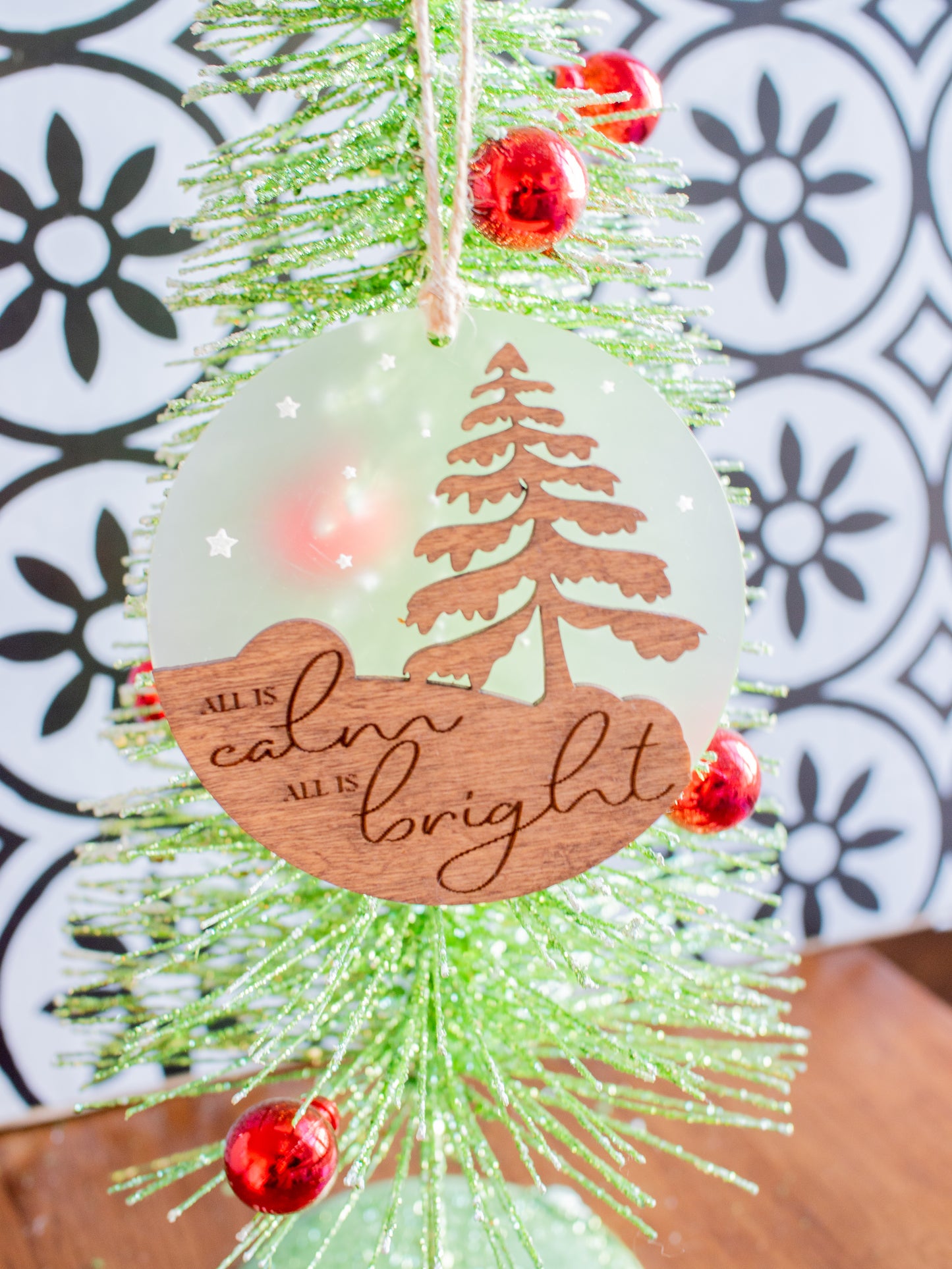 All is Calm Acrylic Ornament