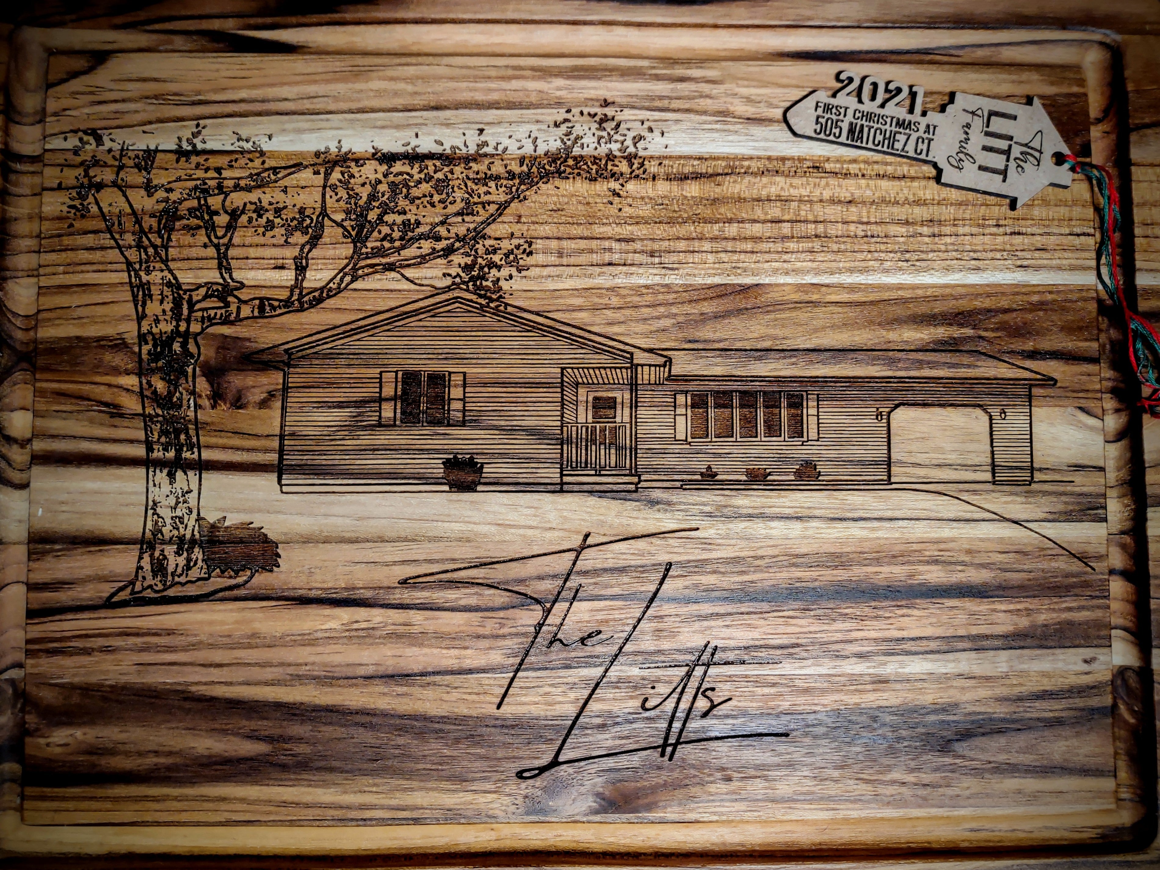 Custom Engraved House Art – LilacJacs